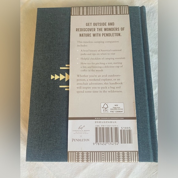 NWT Pendleton Field Guide to Camping Hardcover Book - Picture 3 of 5